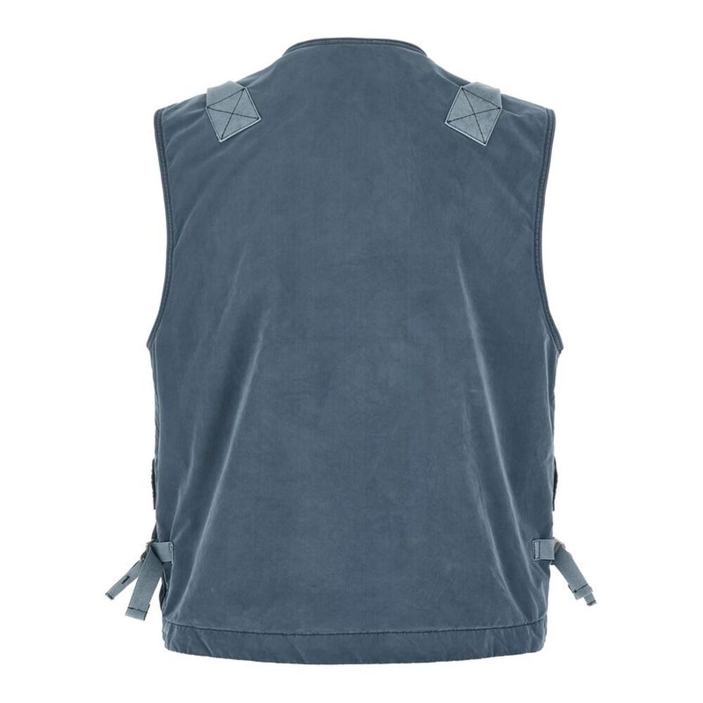 Stone Island Men 'G100016 David Light Indigo-Tc' Vest - Picture 2 of 4